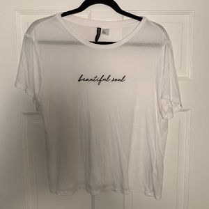 White cotton T-shirt